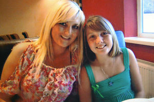 Georgia aged 12 on a night out.