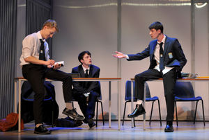 Frazer Hadfield, Thomas Grant and Jordan Scowen star in the show