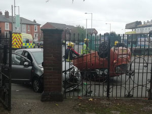 Emergency teams attended. Photo: Marcus Burrows