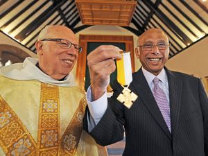 Supporting image for story: Papal award for Shifnal church helper