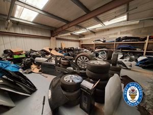 Supporting image for story: West Midlands Police teams raid two suspected car chop shops, find stolen parts