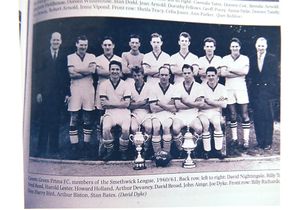 Sid Day, front row, second from left, in the Greets Green 1960/61 side