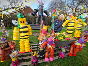 Supporting image for story: Springtime display to mark a year of Covid and spark some happiness in Newport