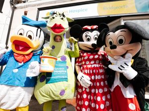 Supporting image for story: Snowdon climb for charity shows dragon has not lost his puff