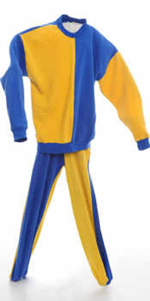 The brightly coloured jail clothing worn by Anslow when he escaped