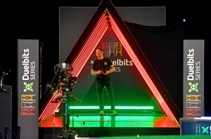 Crews at Aldersley check the players entrance tunnel