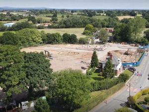 Supporting image for story: Work underway to build homes on site of former village school near Oswestry 