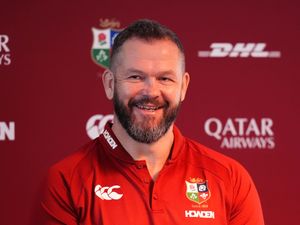 British and Irish Lions head coach Andy Farrell smiles
