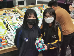Supporting image for story: Shrewsbury students build for success in Lego tournament
