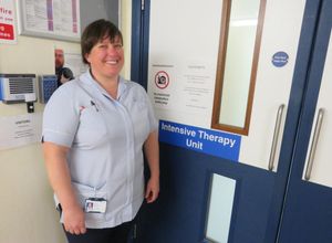 Melissa works in intensive care at the Royal Shrewsbury Hospital