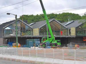 Supporting image for story: New entrance at Black Country Living Museum under construction
