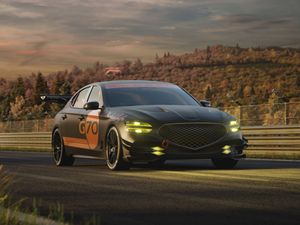 Supporting image for story: The Genesis G70 Track Day Special Concept is a go-faster saloon