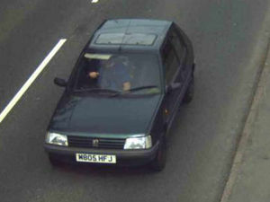 Supporting image for story: Murder investigation car seen in Mid Wales