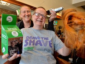 Supporting image for story: Dudley woman braves the shave in fundraising bid for Macmillan