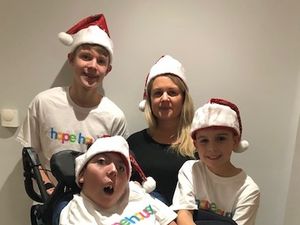 Supporting image for story: Shropshire family gearing up for Santa Dash hospice fundraiser
