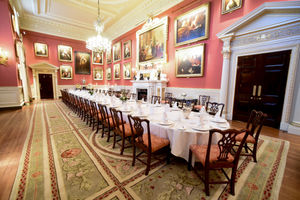 Weston Park's renovated dining room