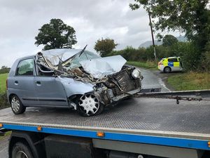 Supporting image for story: Driver taken to hospital after car in crash with farm machinery 