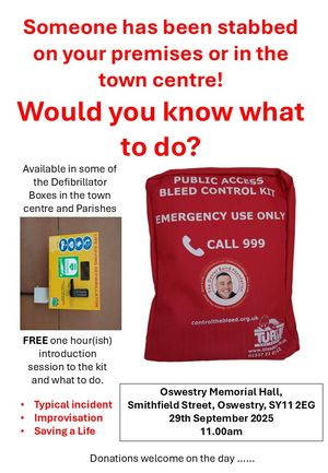 Bleed Kit Awareness poster