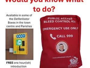 Supporting image for story: Bleed Kits are in Oswestry - but would you know how to use one?