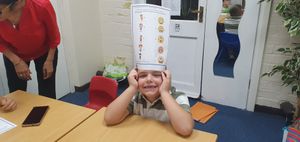The children are able to learn in a fun environment through the teachings of Adelina Radoi