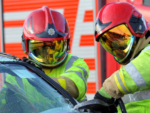 Supporting image for story: Woman trapped under car in Shropshire crash