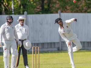 Supporting image for story: Title hopefuls skittled as Cannock claim first victory