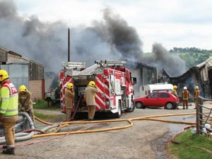 Supporting image for story: Farmers warned of danger of 'spontaneous combustion of wet haystacks' as barn fires increase