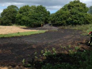 Supporting image for story: Fire crews tackle large blaze near Wolverhampton farm