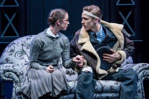 Ashley Shaw 'Cinderella' and Andrew Monaghan 'Harry'. Photo by Johan Persson