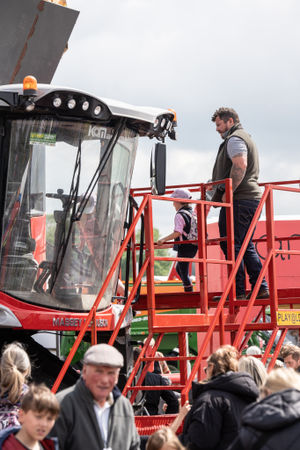 Farmers could also take a look at and buy the latest agricultural machines. Ian Knight / Z70 Photography
