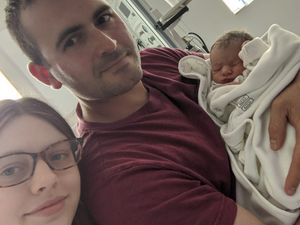 Supporting image for story: Telford's new maternity unit welcomes first arrival