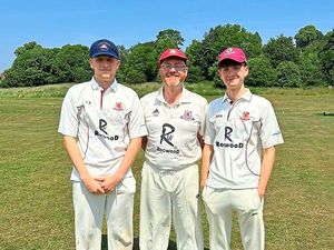 Supporting image for story: A family affair at Ellesmere as dad joined by his lads
