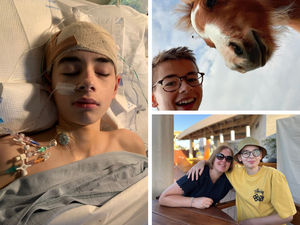 Supporting image for story: 'We count our blessings every day': Shrewsbury mum backs charity's festive campaign after son's shock Christmas eve brain tumour surgery