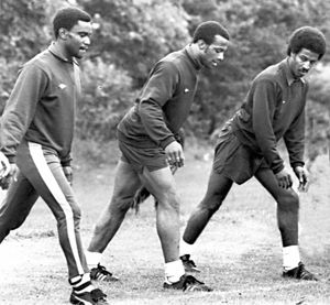 Cyrille Regis, Laurie Cunningham, and Brendon Batson (AMA)