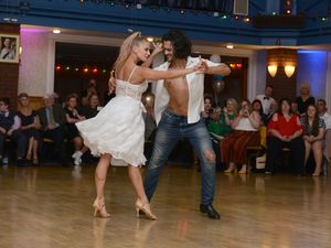 Supporting image for story: Strictly star hits the floor in Wombourne - in pictures
