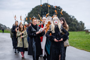 Mothers without Hands, 2024, T.Buskova in Collaboration with Take Up Space Festival, Folkestone, UK, photo by Nastia Nizalova