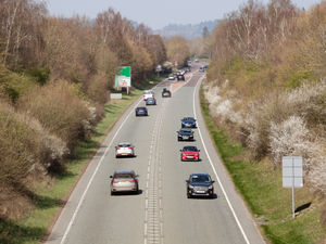 Supporting image for story: Four injured as multi-vehicle crash shuts A5 near Shrewsbury