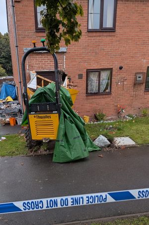 The scene of the incident on Ketley Bank.