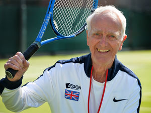 Supporting image for story: GB tennis ace Frank from Wolverhampton still in love with the game at 88