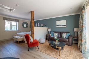 The separate two-bedroom annexe at The Courtyard. Picture: Rightmove/Knight Frank. 