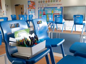 An empty classroom