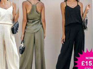 Supporting image for story: This strappy top & wide pants co-ord set is the perfect outfit for the heatwave