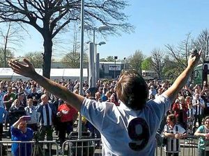 Supporting image for story: West Brom's re-opened fan zone to include big screen, entertainment and ex player interviews