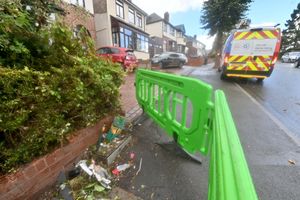 The site of the fatal crash