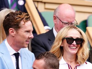 Supporting image for story: Julia Roberts and Benedict Cumberbatch among stars at men’s Wimbledon final