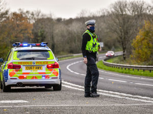 Supporting image for story: A483 stretch shut as person injured in crash near Welshpool