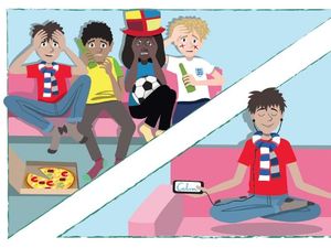 Supporting image for story: Calm app offers meditation to soothe fans watching penalty shootouts