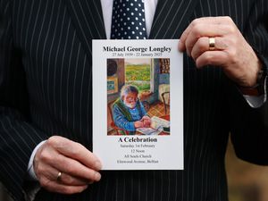 Supporting image for story: Poet Michael Longley touched souls with just a few words, funeral hears