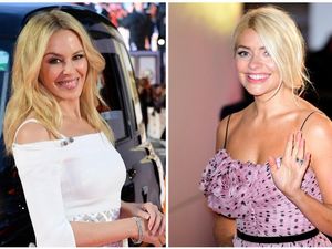Supporting image for story: Holly Willoughby and Kylie Minogue join stars marking Valentine’s Day
