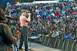 Supporting image for story: Will Young fires up the crowds in Staffordshire